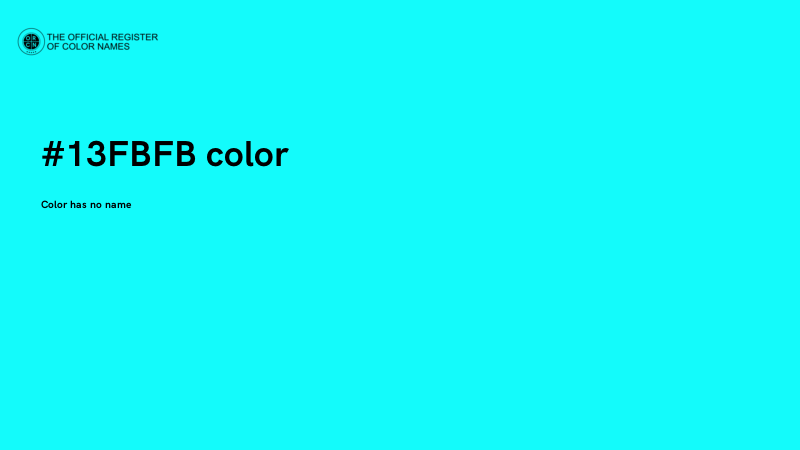 #13FBFB color image