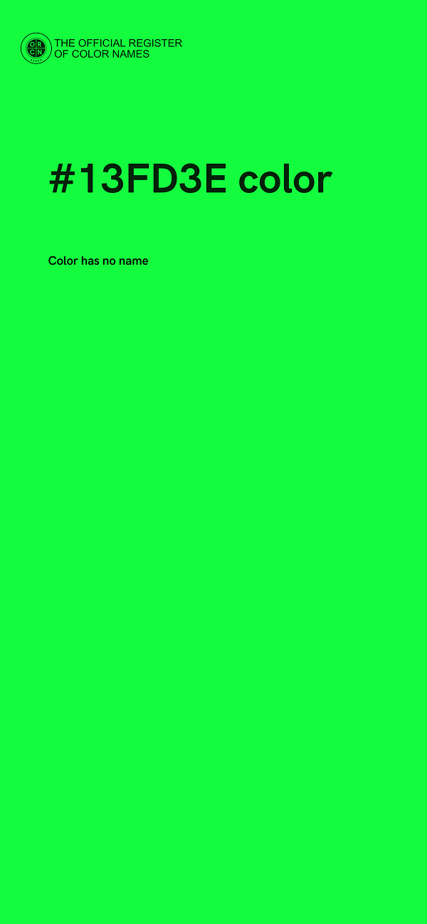 #13FD3E color image