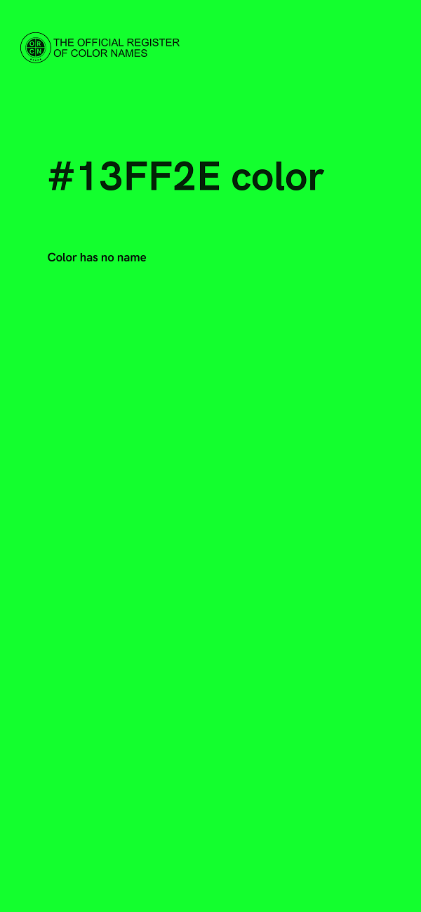 #13FF2E color image