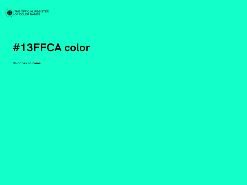 #13FFCA color image