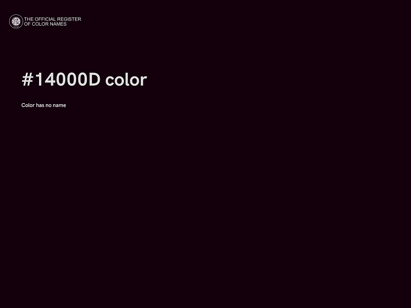 #14000D color image