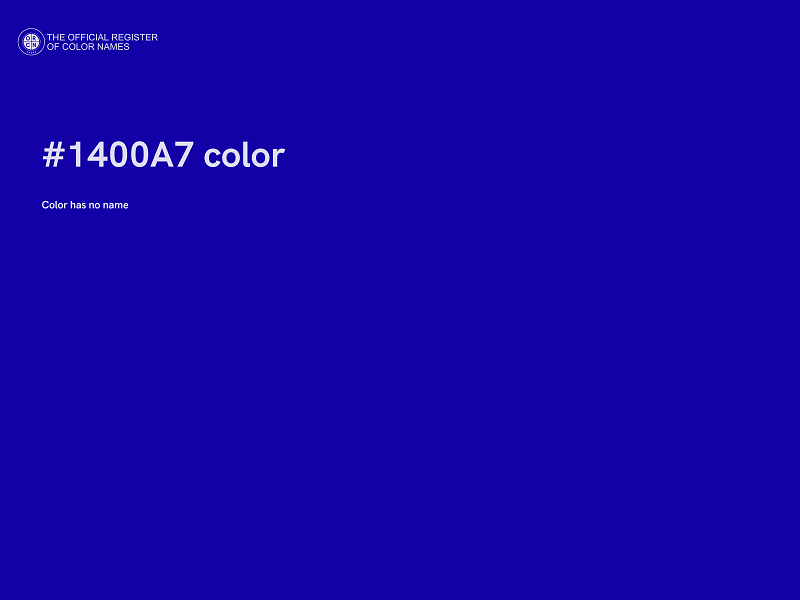 #1400A7 color image