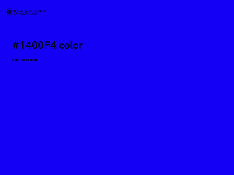 #1400F4 color image