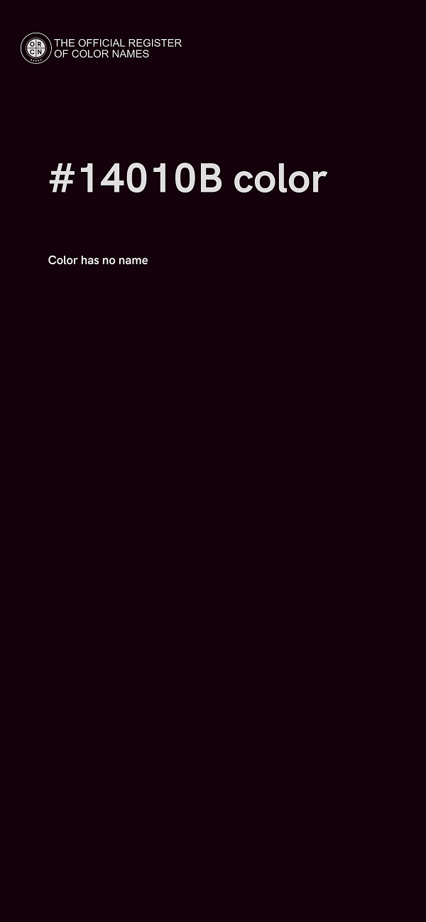 #14010B color image