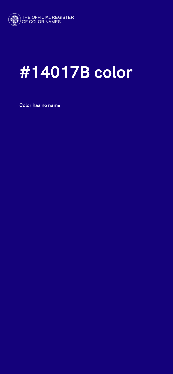 #14017B color image
