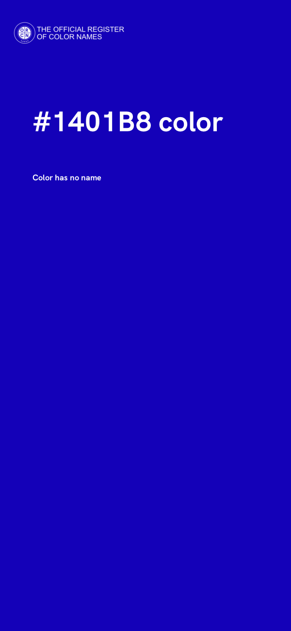 #1401B8 color image