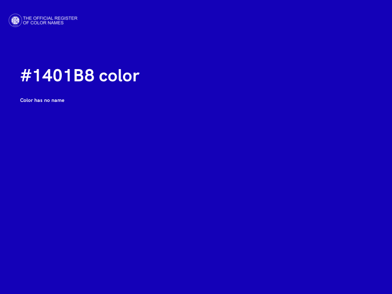 #1401B8 color image