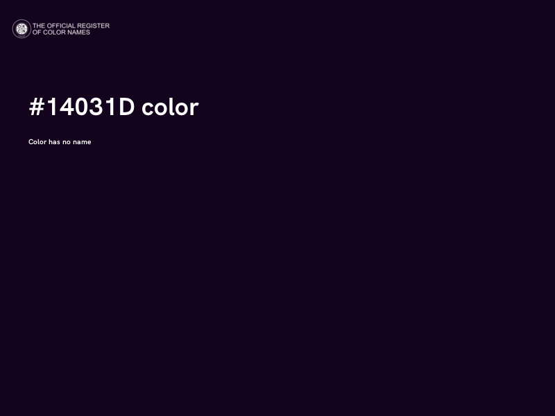 #14031D color image