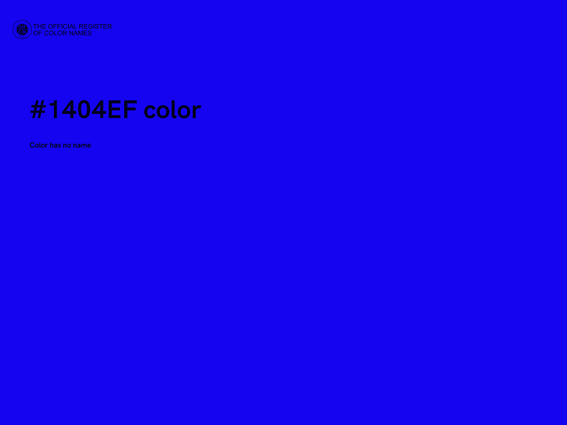 #1404EF color image