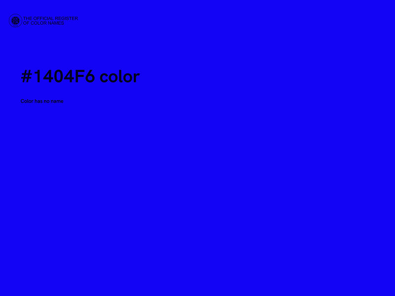 #1404F6 color image