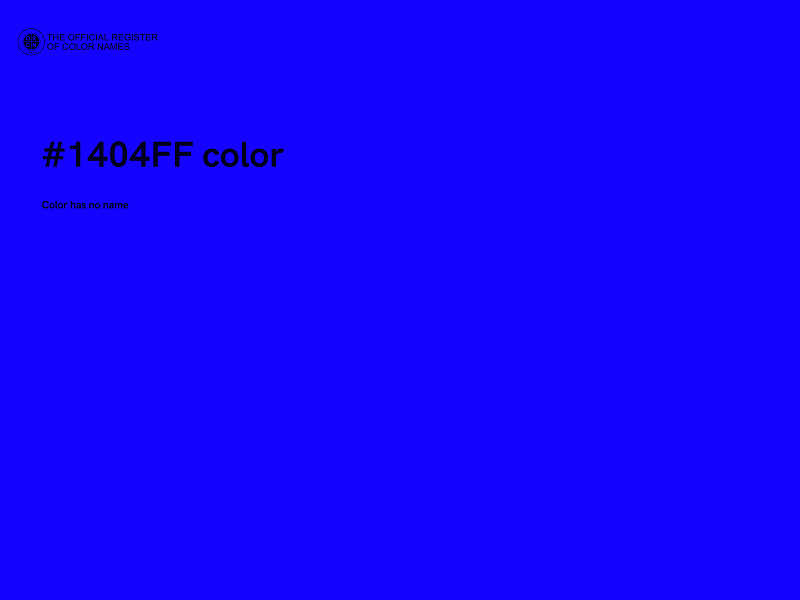 #1404FF color image