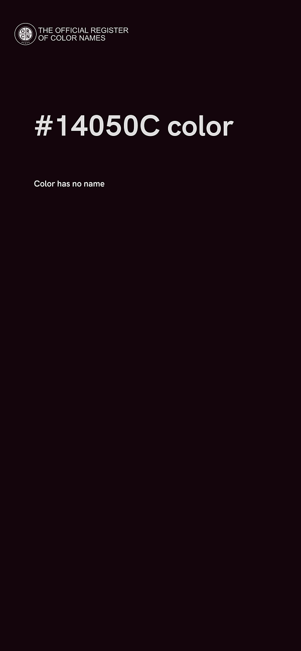 #14050C color image