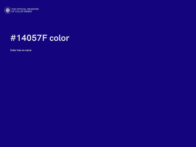#14057F color image