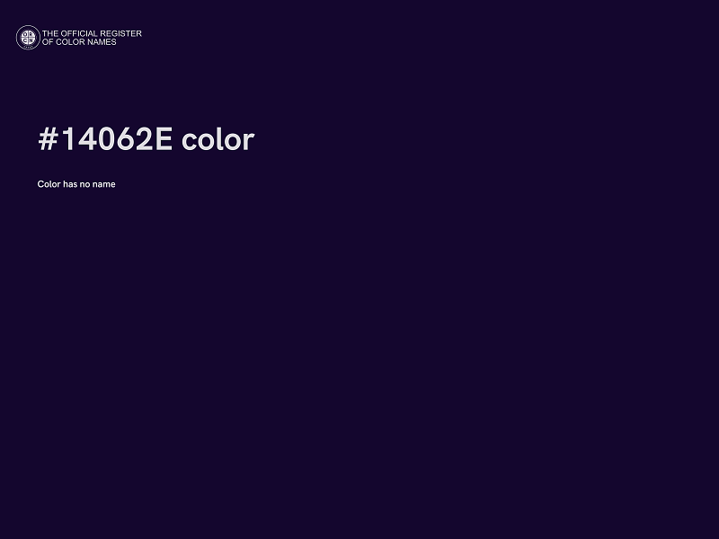 #14062E color image