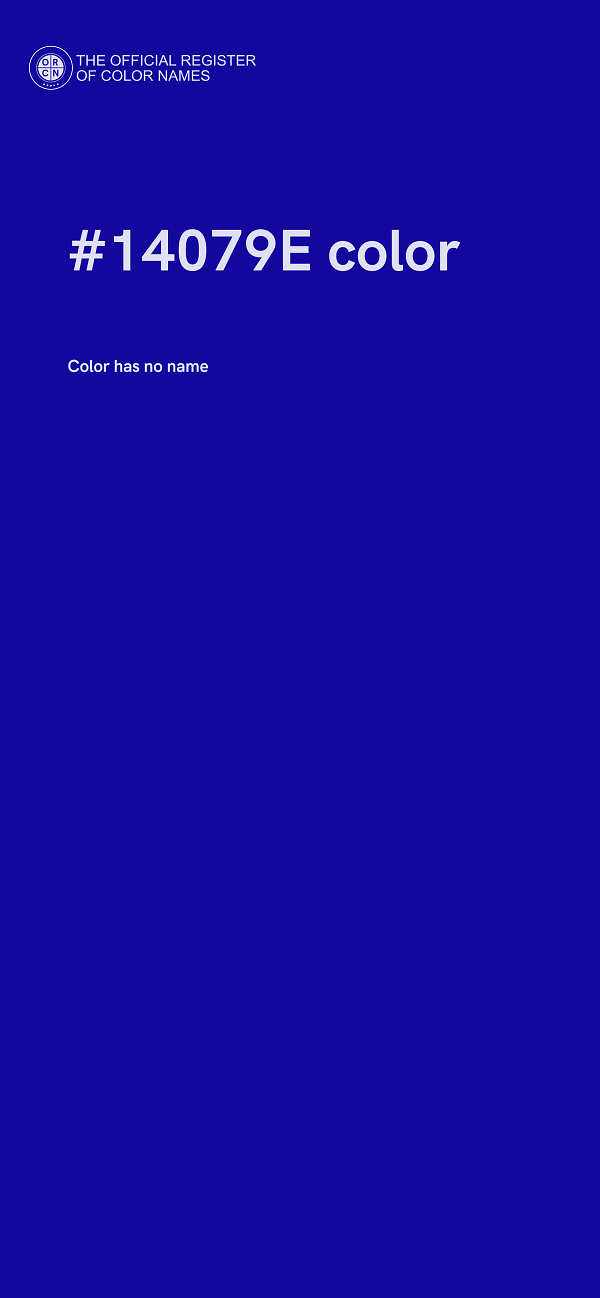#14079E color image