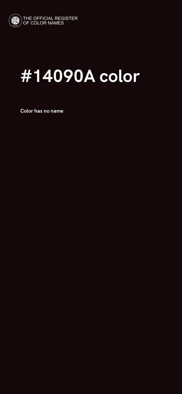 #14090A color image