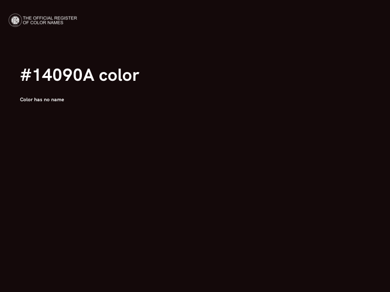 #14090A color image