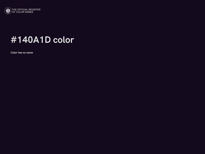 #140A1D color image
