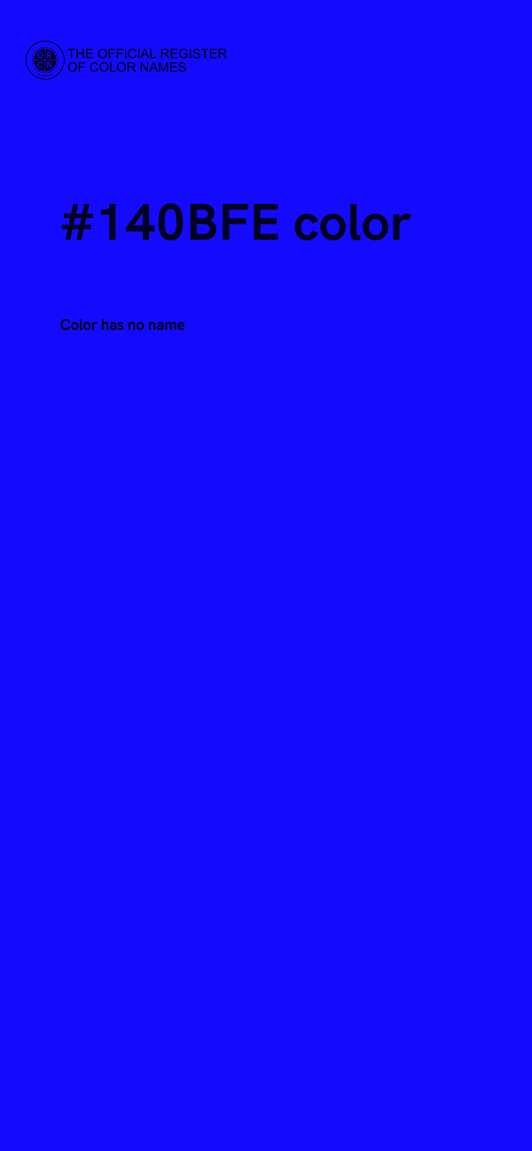 #140BFE color image
