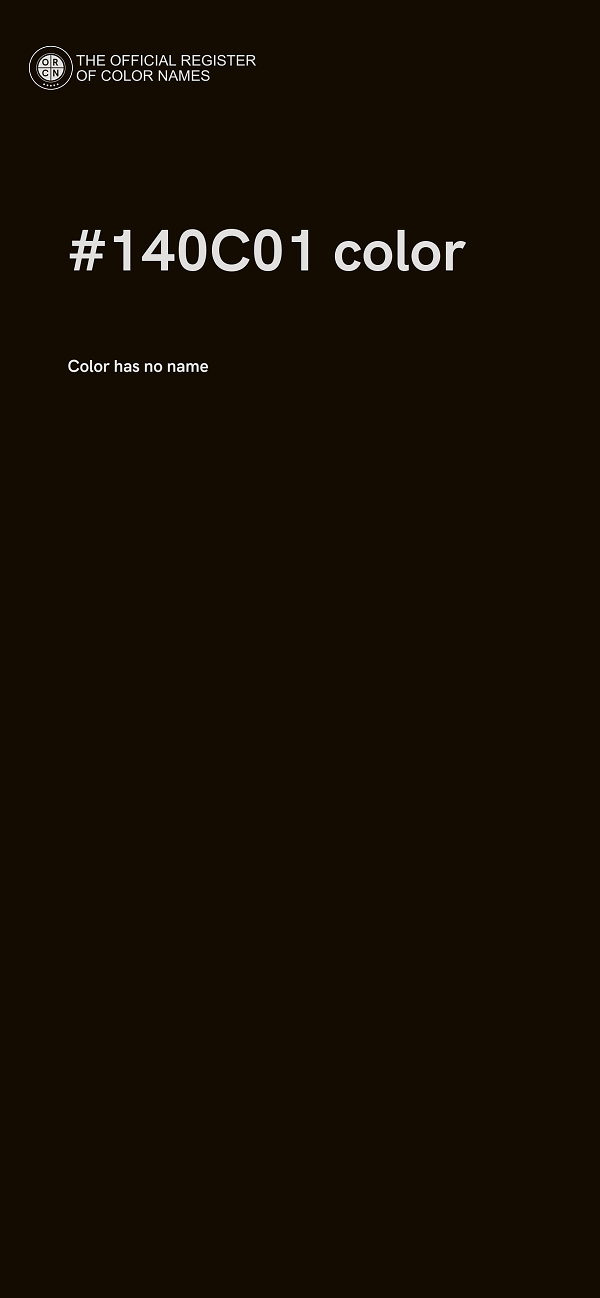 #140C01 color image