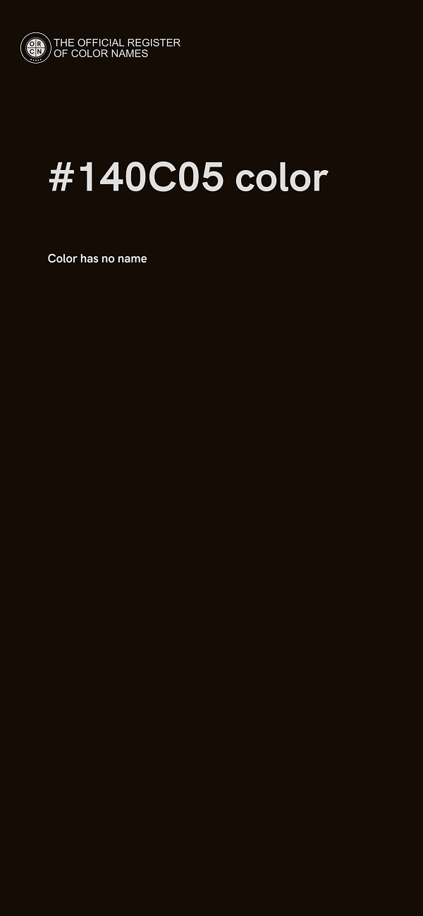 #140C05 color image