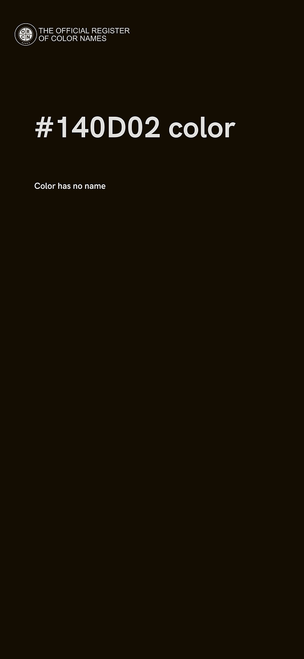 #140D02 color image