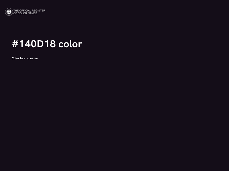 #140D18 color image