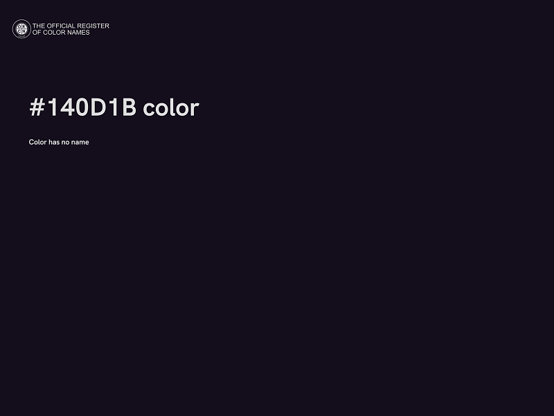 #140D1B color image