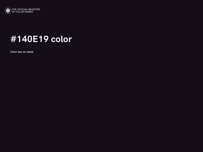 #140E19 color image