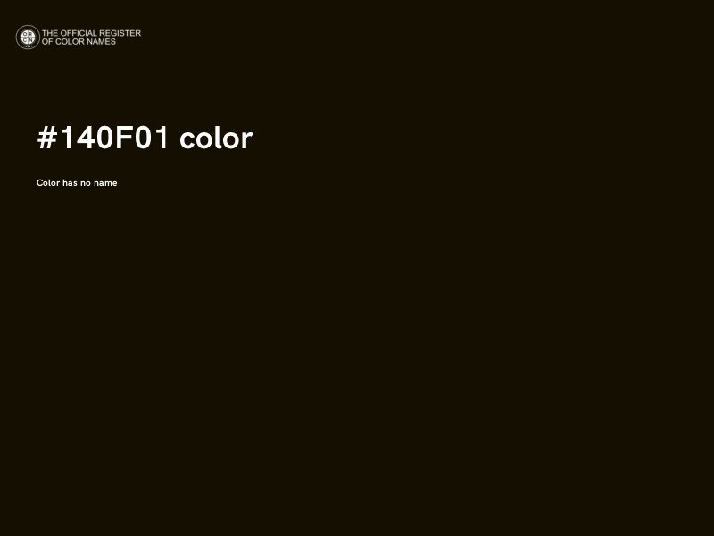 #140F01 color image