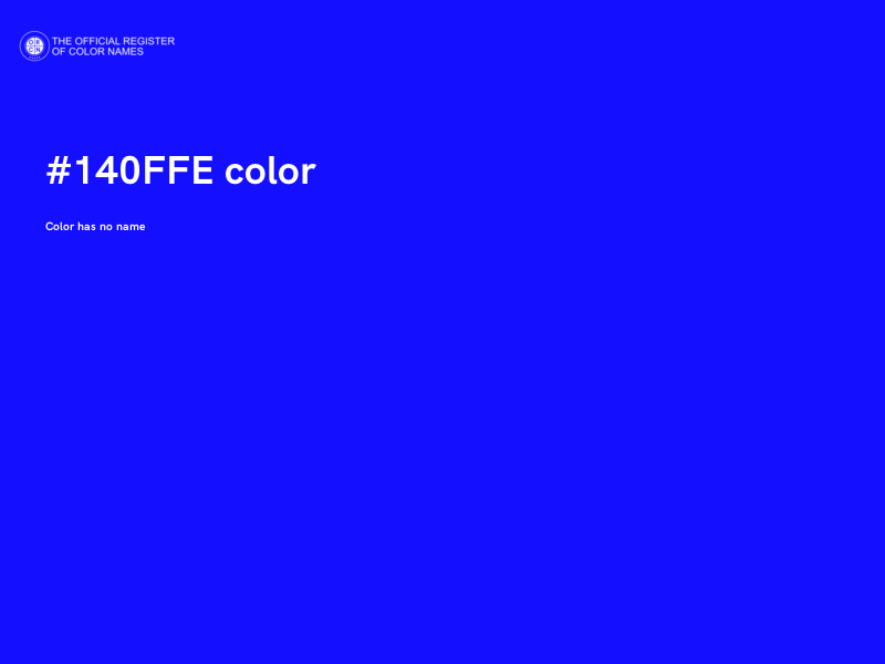 #140FFE color image