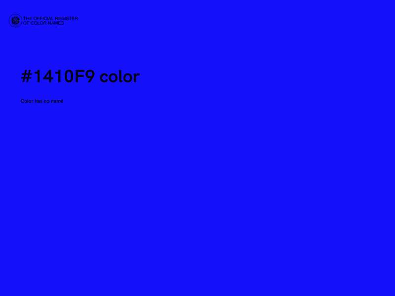 #1410F9 color image