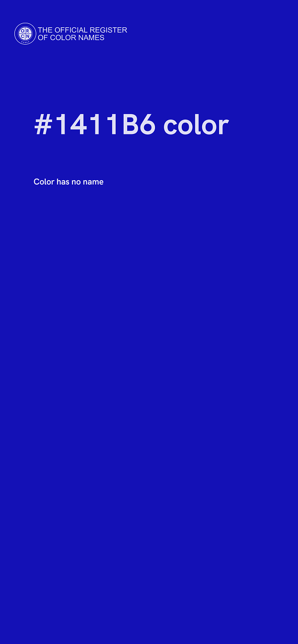 #1411B6 color image