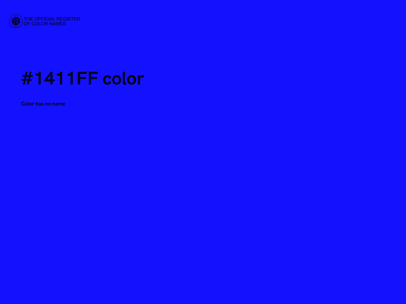 #1411FF color image