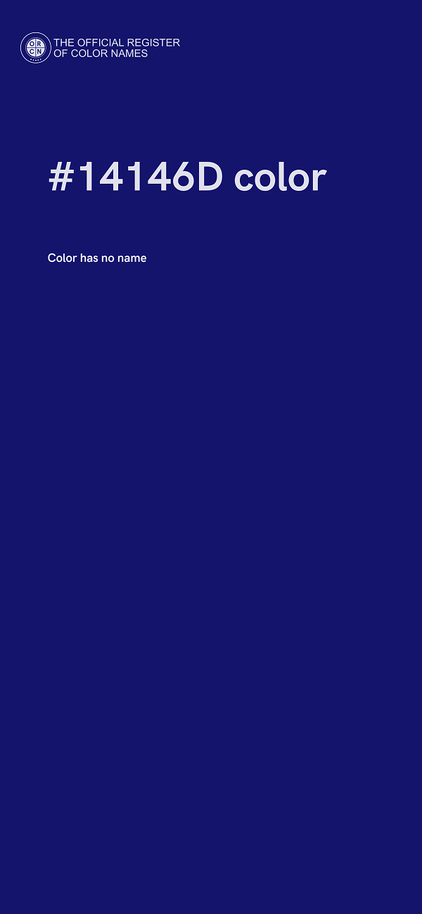 #14146D color image