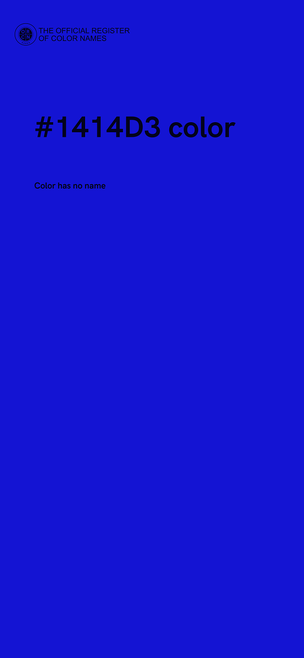 #1414D3 color image