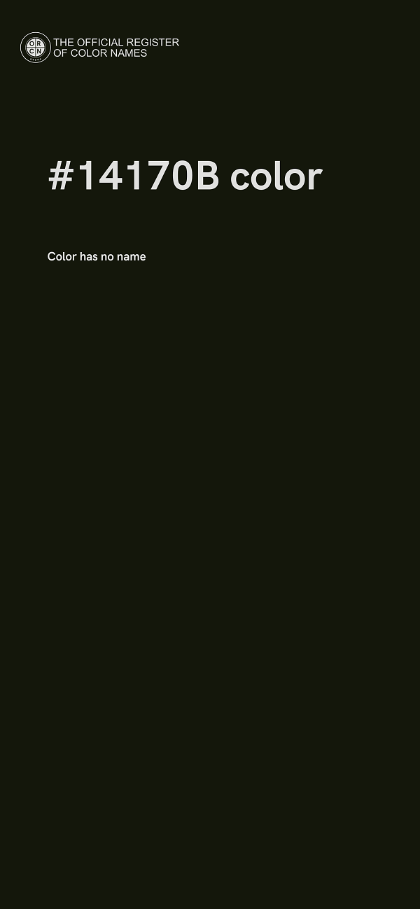#14170B color image