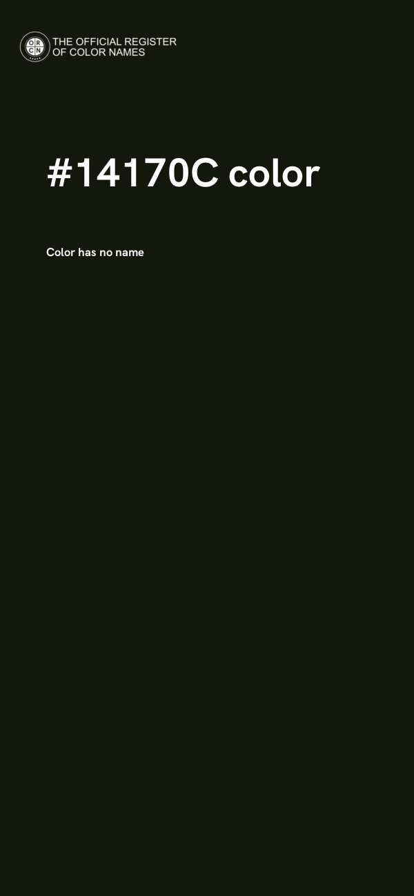 #14170C color image