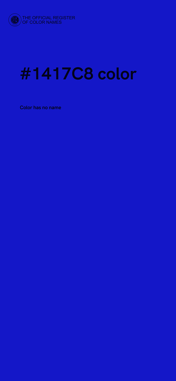 #1417C8 color image