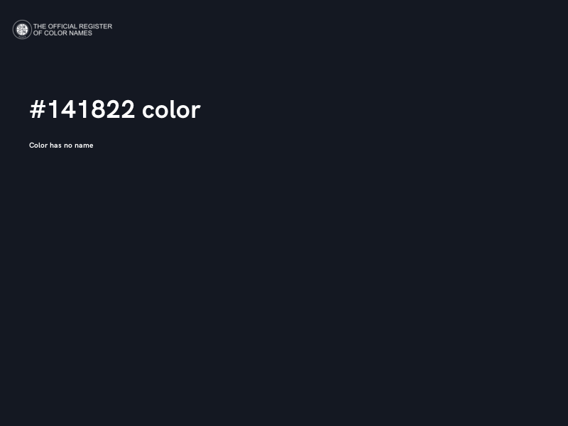 #141822 color image