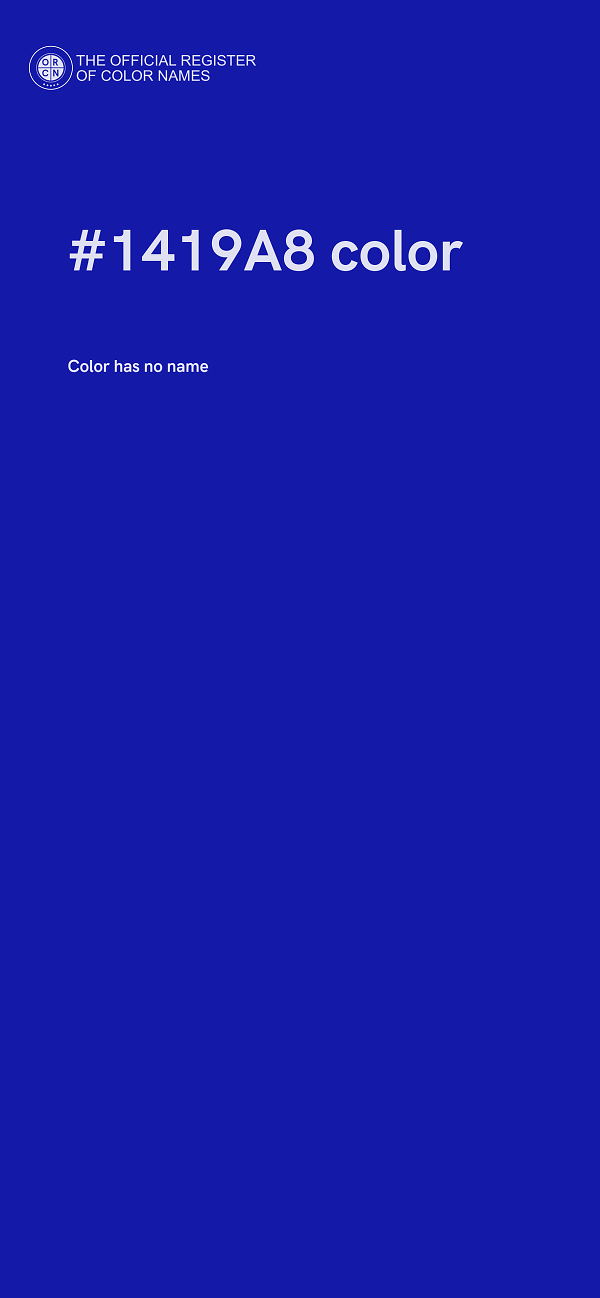 #1419A8 color image