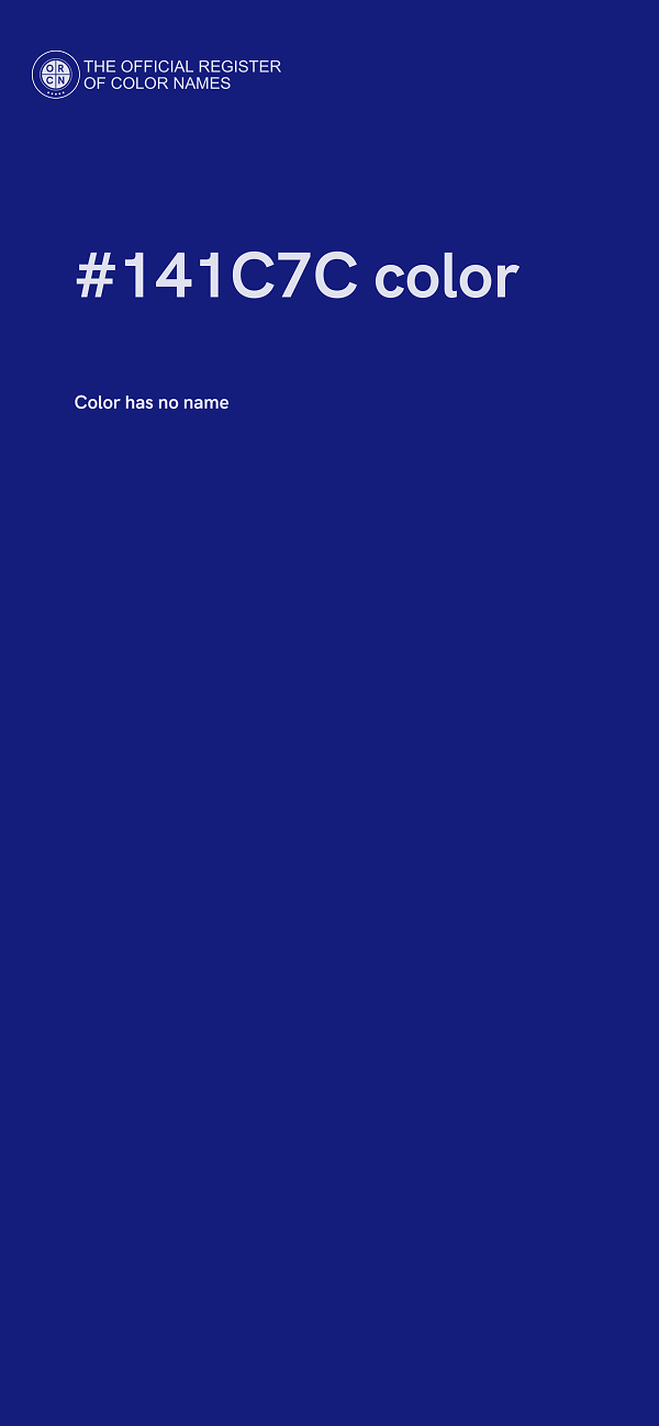 #141C7C color image