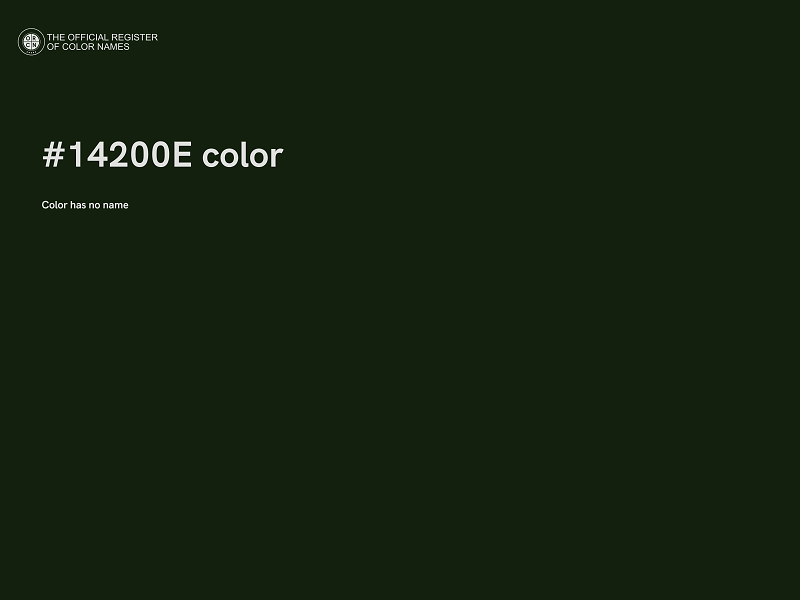 #14200E color image