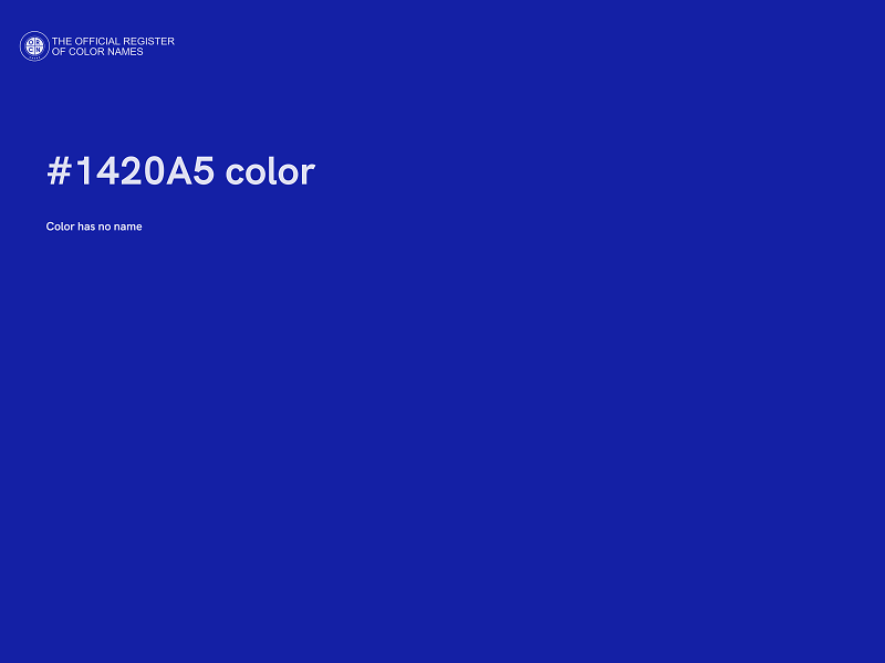 #1420A5 color image