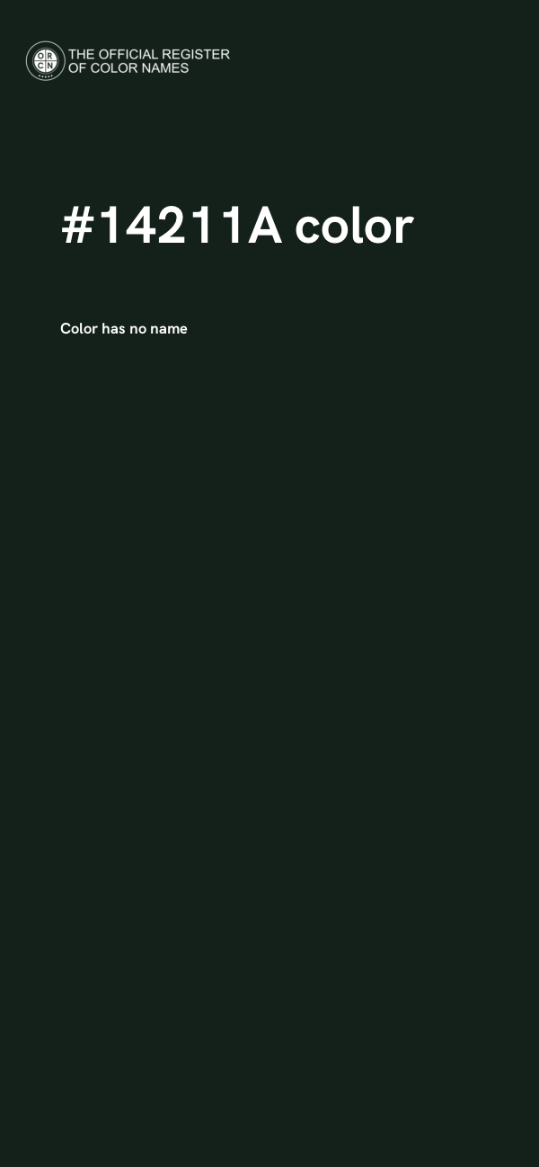 #14211A color image