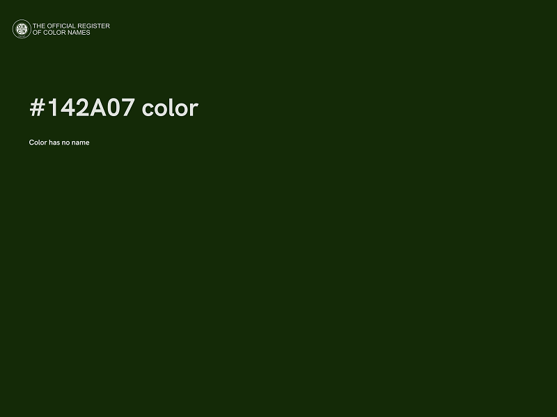 #142A07 color image