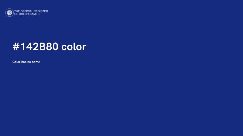 #142B80 color image