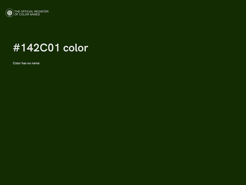 #142C01 color image