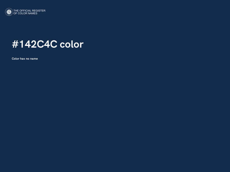 #142C4C color image