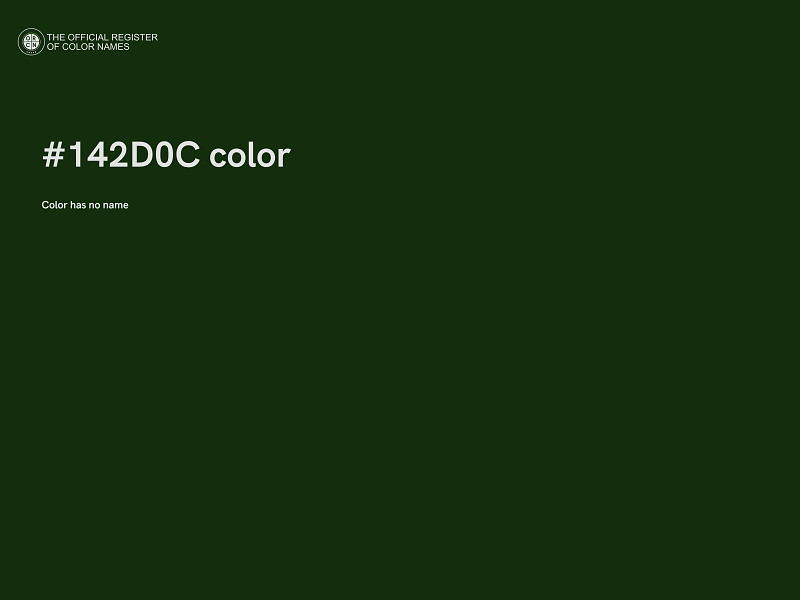 #142D0C color image